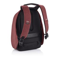 Vue Sac à dos antivol Bobby Hero Regular de couleur rouge| Krokrodeal