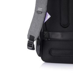 Vue Sac à dos antivol Bobby Hero Regular de couleur gris| Krokrodeal