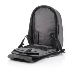 Vue Sac à dos antivol Bobby Hero Regular de couleur gris| Krokrodeal