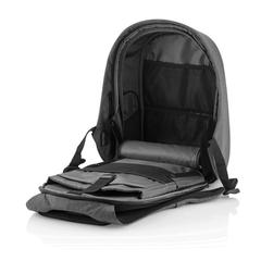 Vue Sac à dos antivol Bobby Hero Regular de couleur gris| Krokrodeal