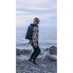 Vue Sac à dos antivol Bobby Hero Regular de couleur noir| Krokrodeal