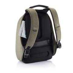 Vue Sac à dos antivol Bobby Hero Regular de couleur vert| Krokrodeal
