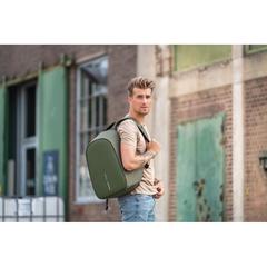 Vue Sac à dos antivol Bobby Hero Regular de couleur vert| Krokrodeal