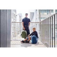 Vue Sac à dos antivol Bobby Hero Regular de couleur vert| Krokrodeal