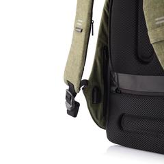 Vue Sac à dos antivol Bobby Hero Regular de couleur vert| Krokrodeal