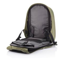 Vue Sac à dos antivol Bobby Hero Regular de couleur vert| Krokrodeal