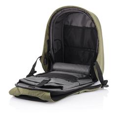 Vue Sac à dos antivol Bobby Hero Regular de couleur vert| Krokrodeal