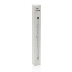 Vue Stylo outil 5 en 1 en aluminium de couleur blanc| Krokrodeal