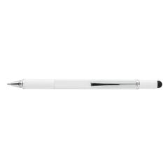 Vue Stylo outil 5 en 1 en aluminium de couleur blanc| Krokrodeal