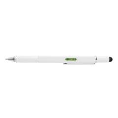 Vue Stylo outil 5 en 1 en aluminium de couleur blanc| Krokrodeal