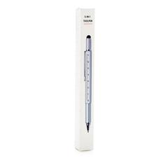 Vue Stylo outil 5 en 1 en aluminium de couleur gris| Krokrodeal