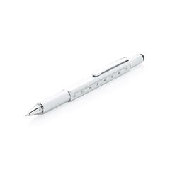 Vue Stylo outil 5 en 1 en aluminium de couleur gris| Krokrodeal