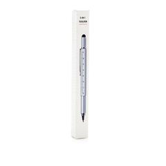 Vue Stylo outil 5 en 1 en aluminium de couleur gris| Krokrodeal