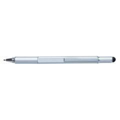 Vue Stylo outil 5 en 1 en aluminium de couleur gris| Krokrodeal
