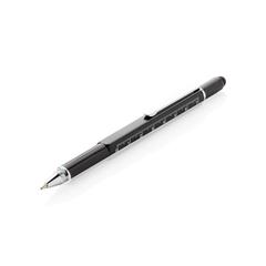 Vue Stylo outil 5 en 1 en aluminium de couleur noir| Krokrodeal