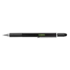 Vue Stylo outil 5 en 1 en aluminium de couleur noir| Krokrodeal