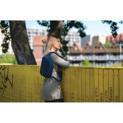 Vue Sac bandoulière Bobby Sling de couleur bleu| Krokrodeal