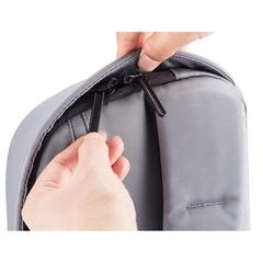 Vue Sac bandoulière Bobby Sling de couleur gris| Krokrodeal