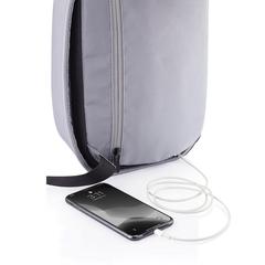 Vue Sac bandoulière Bobby Sling de couleur gris| Krokrodeal