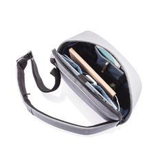 Vue Sac bandoulière Bobby Sling de couleur gris| Krokrodeal