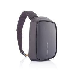 Vue Sac bandoulière Bobby Sling de couleur noir| Krokrodeal