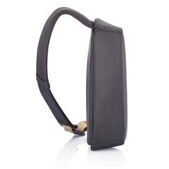 Vue Sac bandoulière Bobby Sling de couleur noir| Krokrodeal