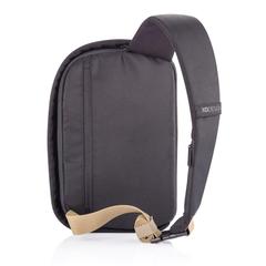 Vue Sac bandoulière Bobby Sling de couleur noir| Krokrodeal
