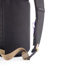 Vue Sac bandoulière Bobby Sling de couleur noir| Krokrodeal