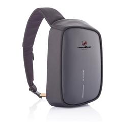 Vue Sac bandoulière Bobby Sling de couleur noir| Krokrodeal