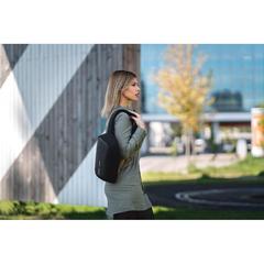 Vue Sac bandoulière Bobby Sling de couleur noir| Krokrodeal