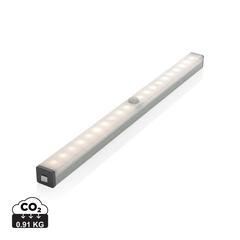 Vue Lampe LED capteur de mouvements rechargeable en USB. Large de couleur gris| Krokrodeal