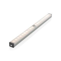 Vue Lampe LED capteur de mouvements rechargeable en USB. Large de couleur gris| Krokrodeal