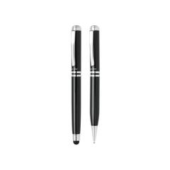 Vue Set stylos Exécutif Swiss Peak de couleur gris| Krokrodeal