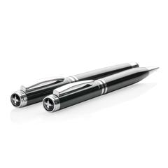 Vue Set stylos Exécutif Swiss Peak de couleur gris| Krokrodeal