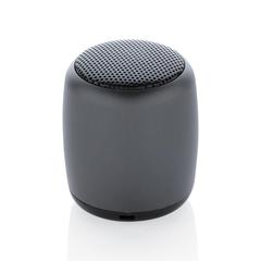 Vue Mini enceinte sans fil en aluminium de couleur gris| Krokrodeal