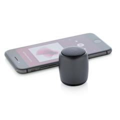 Vue Mini enceinte sans fil en aluminium de couleur gris| Krokrodeal