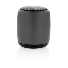 Vue Mini enceinte sans fil en aluminium de couleur gris| Krokrodeal