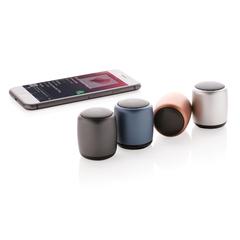 Vue Mini enceinte sans fil en aluminium de couleur gris| Krokrodeal