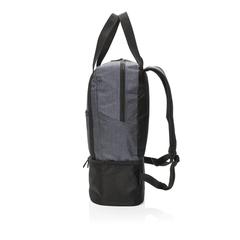 Vue Sac à dos isotherme 3 en 1 de couleur gris| Krokrodeal