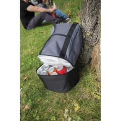 Vue Sac à dos isotherme 3 en 1 de couleur gris| Krokrodeal
