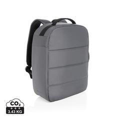Vue Sac à dos antivol Impact en rPET AWARE™ de couleur gris| Krokrodeal
