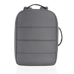 Vue Sac à dos antivol Impact en rPET AWARE™ de couleur gris| Krokrodeal