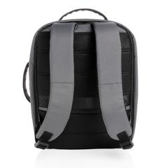 Vue Sac à dos antivol Impact en rPET AWARE™ de couleur gris| Krokrodeal