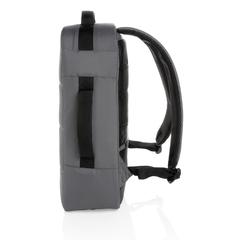 Vue Sac à dos antivol Impact en rPET AWARE™ de couleur gris| Krokrodeal