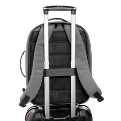 Vue Sac à dos antivol Impact en rPET AWARE™ de couleur gris| Krokrodeal