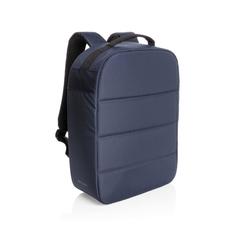 Vue Sac à dos antivol Impact en rPET AWARE™ de couleur bleu| Krokrodeal