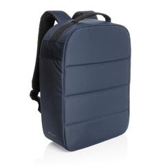Vue Sac à dos antivol Impact en rPET AWARE™ de couleur bleu| Krokrodeal