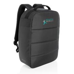 Vue Sac à dos antivol Impact en rPET AWARE™ de couleur noir| Krokrodeal
