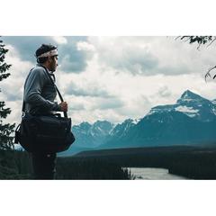 Vue Sac weekend Swiss Peak Voyager en rPET AWARE™ de couleur noir| Krokrodeal