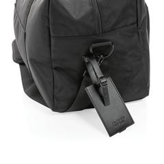 Vue Sac weekend Swiss Peak Voyager en rPET AWARE™ de couleur noir| Krokrodeal